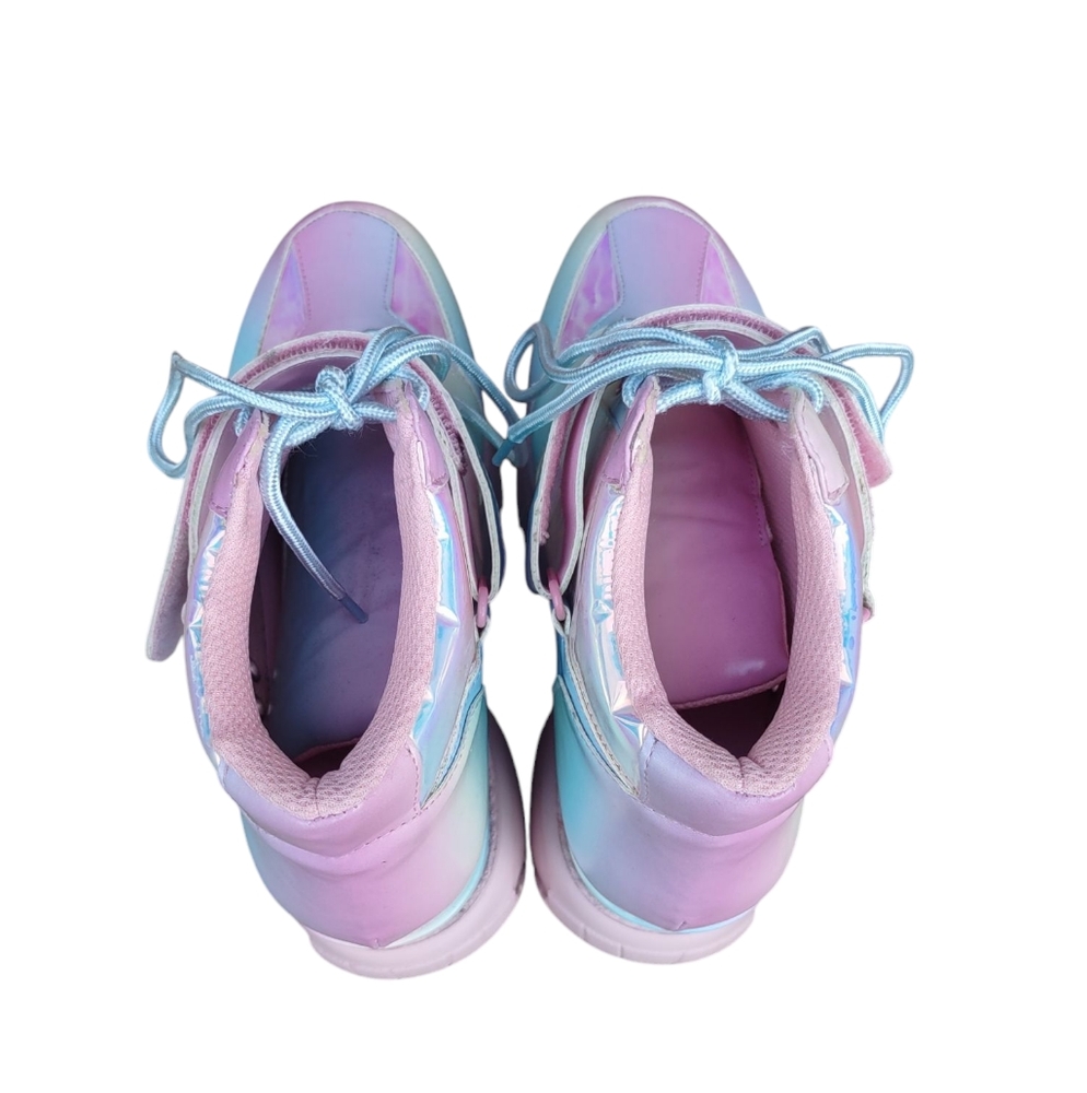 Sugar Thrillz Size 10 Platform Iridescent Shoes - Picture 7 of 16